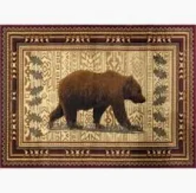 Southwestern Brown/Red Area Rug