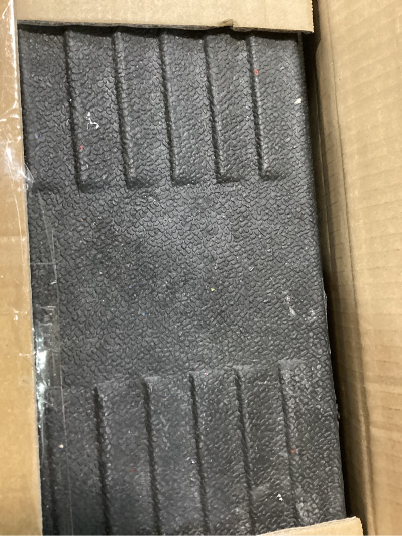 Condition photo showing As Is for curb ramp 3.5 inch rise curb ramps for sidewalks rubber 2 pcs driveway ramps for low cars curb ramps for driveway,shed,wheelchair 7000lbs powersport loading 3.5"inch