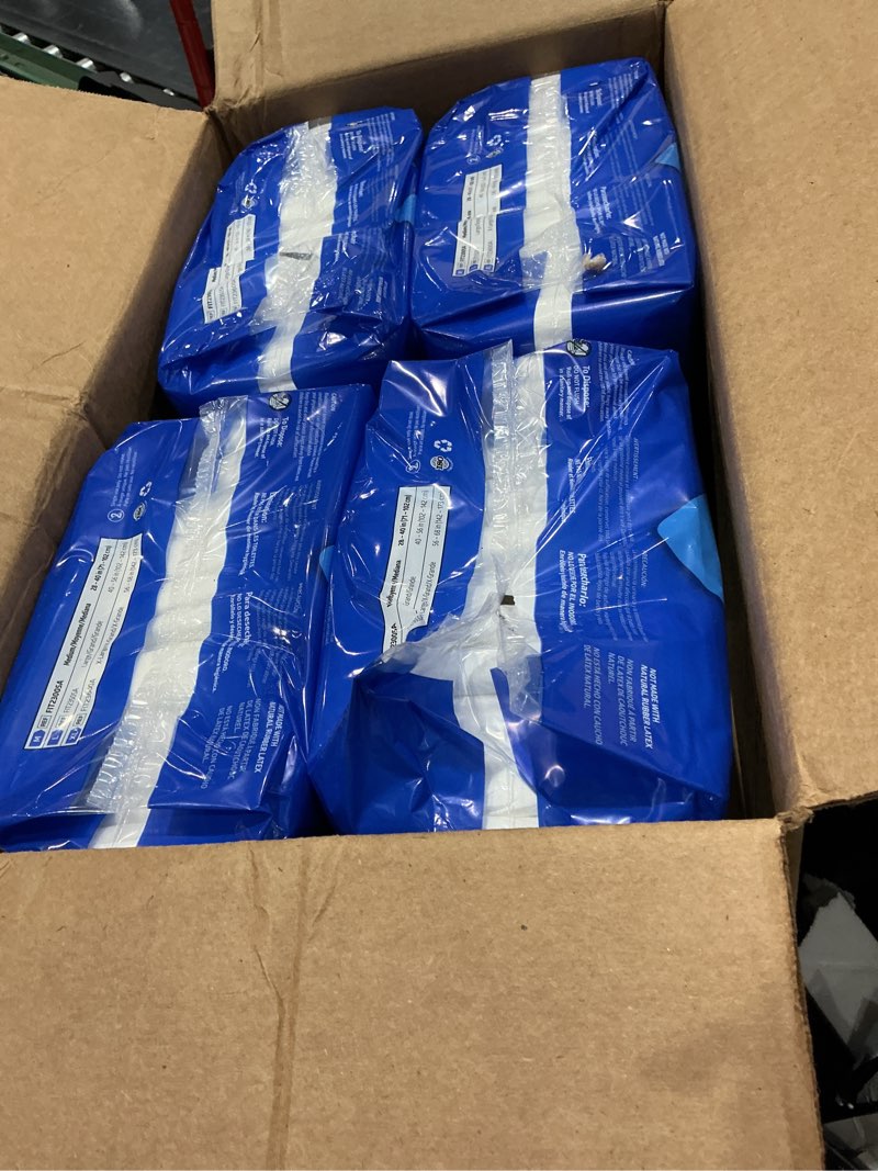 Condition photo showing Good Condition for fitright ultra unisex adult protective underwear, medium size for waist 28-40 inches, heavy absorbency, dependable incontinence protection, 80 count (4 packs of 20)