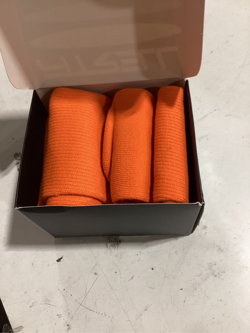 Condition photo showing Good Condition for fitrell 2/3 pack baseball soccer softball socks for kids youth men & women over-the-calf knee high socks (multiple colors) small orange (2 pack)