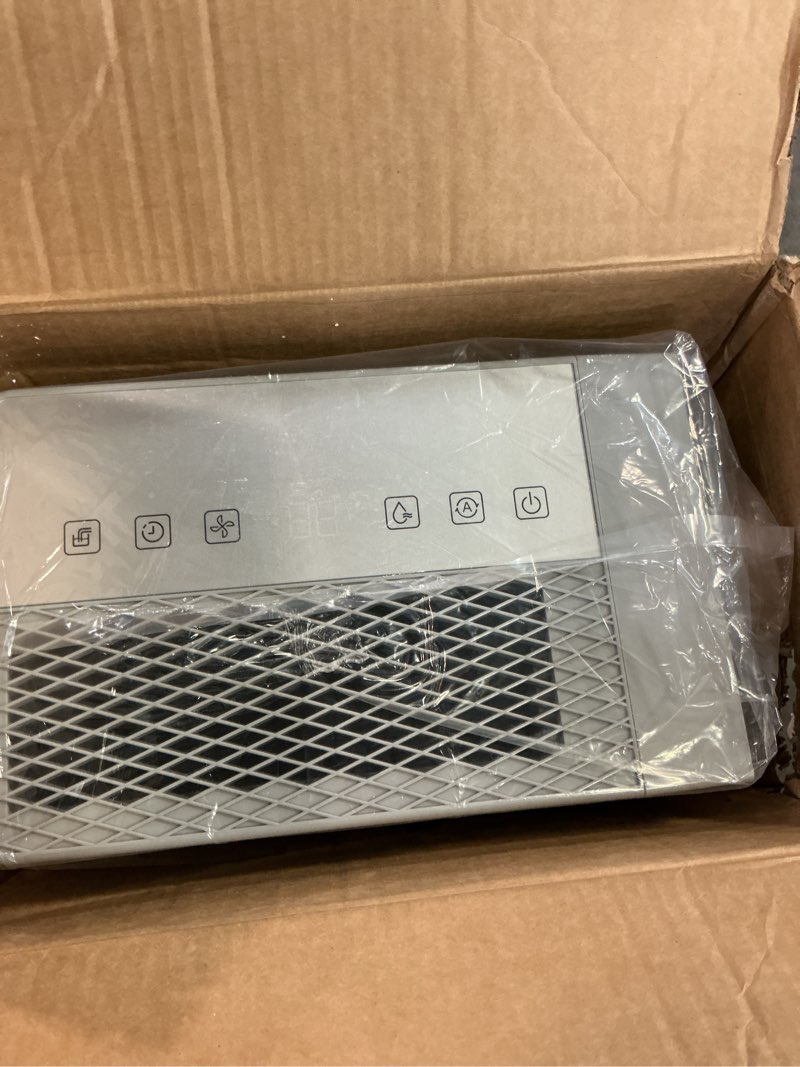 Condition photo showing Good Condition for 5000 sq.ft energy star most efficient 2024 dehumidifier with pump,deciuu max 100 pint dehumidifier for basement with drain hose,intelligent humidity control for home bathroom garage grey 5000 sq.ft with pump