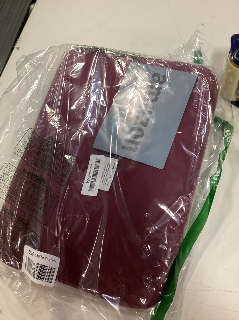 Condition photo showing Good Condition for Laptop Sleeve 15.6 inch, Durable Computer Carrying Bag Protective Case Briefcase Handbag with Front Pocket, Slim Laptop Cover for 15.6 Inch HP, Dell, Lenovo, Asus, Notebook, Wine Red Wine Red 15.6 Inch