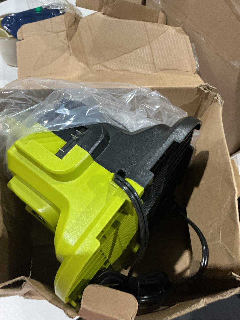 Condition photo showing As Is for dcb104 6 port charger replace for dewalt 20v battery charger station compatible with dewalt 20v/60v battery dcb200 dcb201 dcb203 dcb204 dcb606 dcb612 dcb609 (random color: green or yellow)
