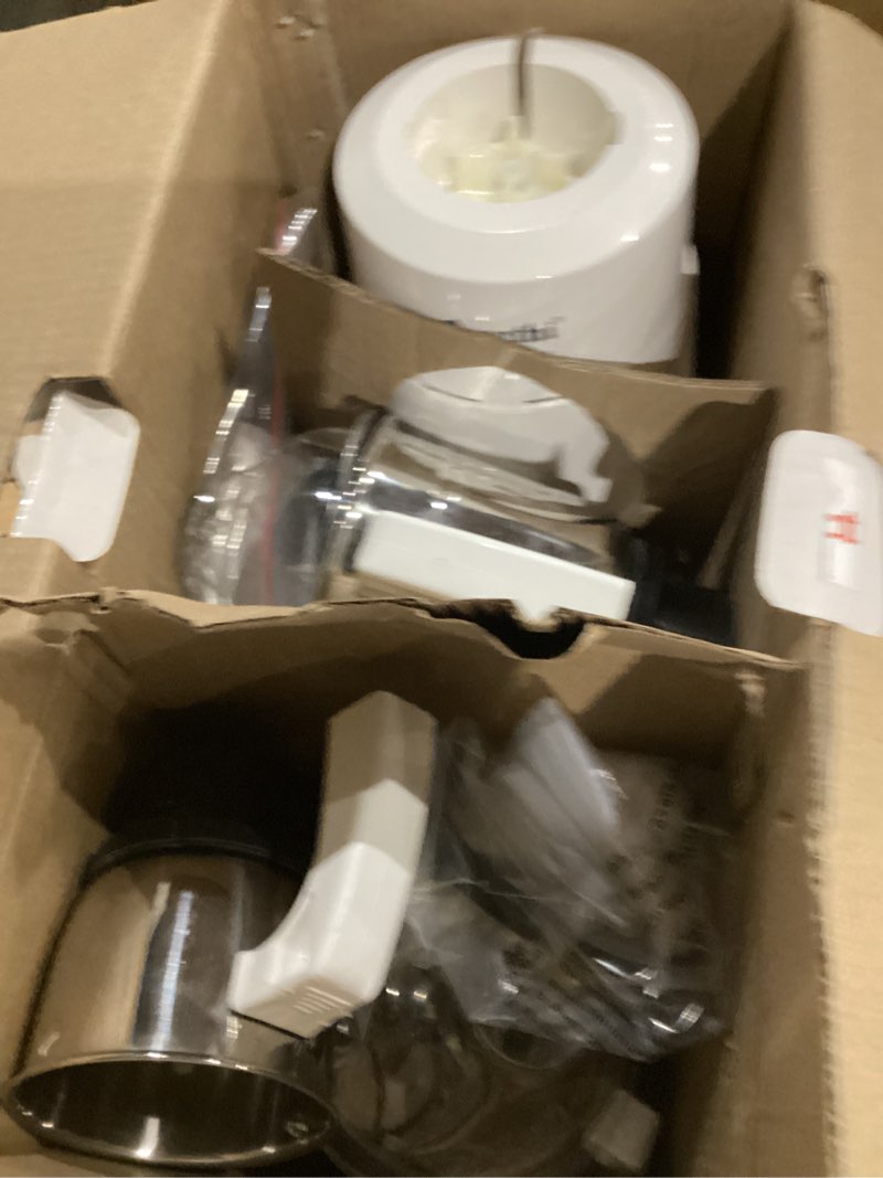 Condition photo showing As Is for Preethi Eco Plus Mixer Grinder, White, 3 Jar