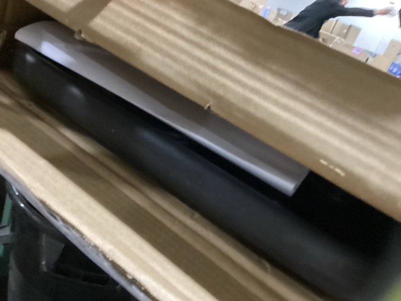 Condition photo showing As Is for dbest products Quik Cart Stair Climber Wheeled Rolling Crate Teacher Utility with seat Heavy Duty Collapsible Basket with Handle, 18" D x 17" W x 39" H, Black