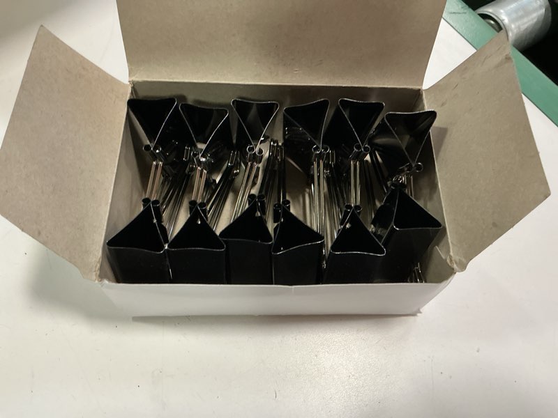 Condition photo showing Good Condition for  Box 12 pcs Binder Clips - Large 