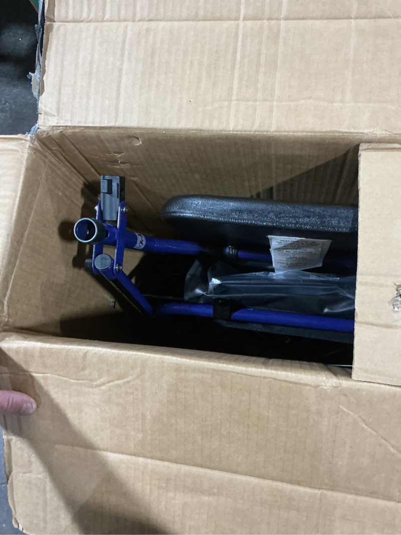 Condition photo showing Good Condition for Rollator,Steel,4 Wheel,Blue,1/ea