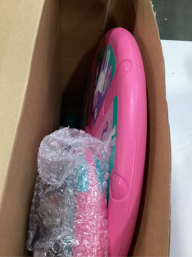 Condition photo showing Good Condition for Lehoo Castle Unicorn Sit and Spin Toys for Toddlers 1-3 Girls, Toddler Sit n Spin with Lights and Music, 360°Spinning Seat for Body Balance Training, Sensory Toys Birthday Gift for Kids 2-4