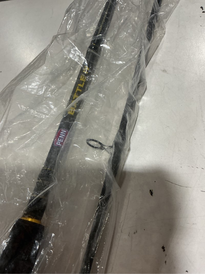 Condition photo showing As Is for (pole only) penn battle iv spinning reel and fishing rod combo