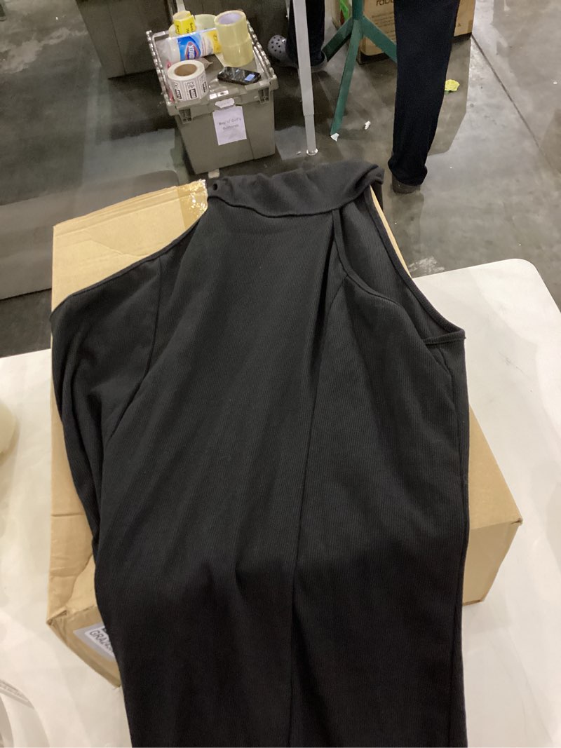 GORGLITTER Women's Double Slit Hooded Rave Dress Sexy Y2k Gothic Sleeveless Grunge Bodycon Going Out