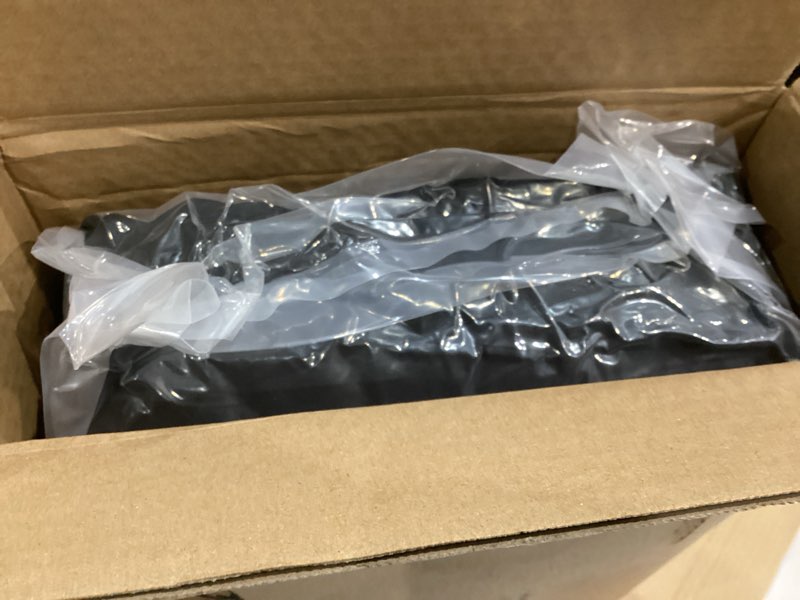 Condition photo showing New/Like New for TAIMIT Queen Size Comforter Set - 7 Pieces, Bed in a Bag Bedding Sets with All Season Soft Quilted Warm Fluffy Reversible Comforter,Flat Sheet,Fitted Sheet,2 Pillow Shams,2 Pillowcases,Black Queen Black