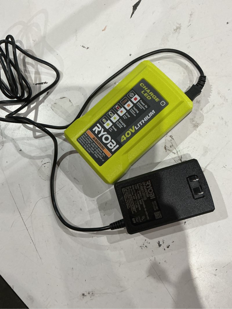 Condition photo showing Good Condition for ryobi op404vnm 40v lithium-ion battery charger