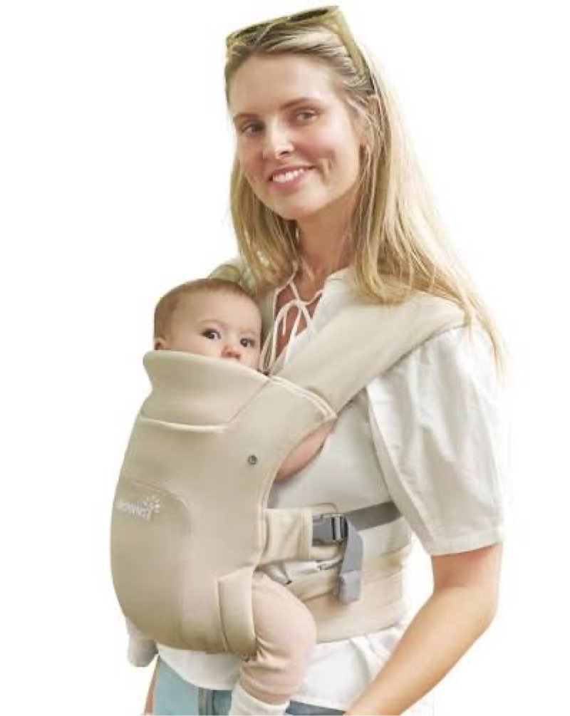 GROWNSY Baby Carrier, One-Click Release Clasp for Easy to Wear, Cozy Wraps Carrier Newborn to Toddle