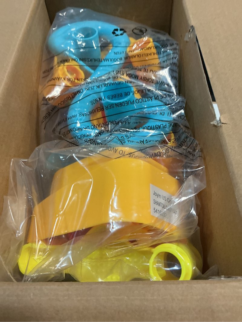 Condition photo showing New/Like New for JOYIN 236Pcs Glowing Marble Run with Motorized Elevator- Construction Building Blocks Toys with 30 Glow in The Dark Plastic Marbles, STEM Toy for Boys and Girls, Birthday Gift, Easter Basket Stuffers