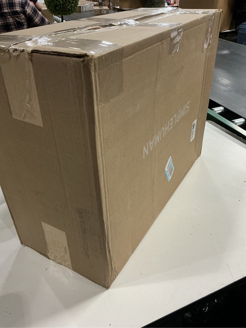 Condition photo showing Good Condition for simplehuman 40 liter / 10.6 gallon slim kitchen step trash can with secure slide lock, white plastic