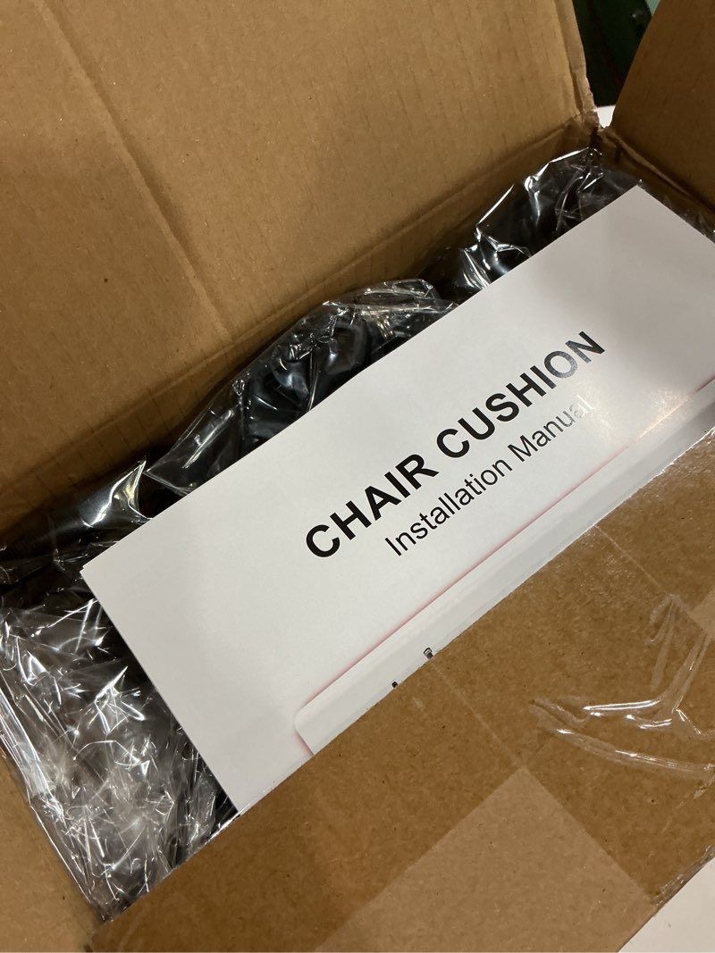 Condition photo showing New/Like New for car seat cushion with back support pillow, 1.2'' thick enhanced comfort memory foam design for pain relief, ideal for drivers and office use - ergonomic lumbar comfort for long sitting