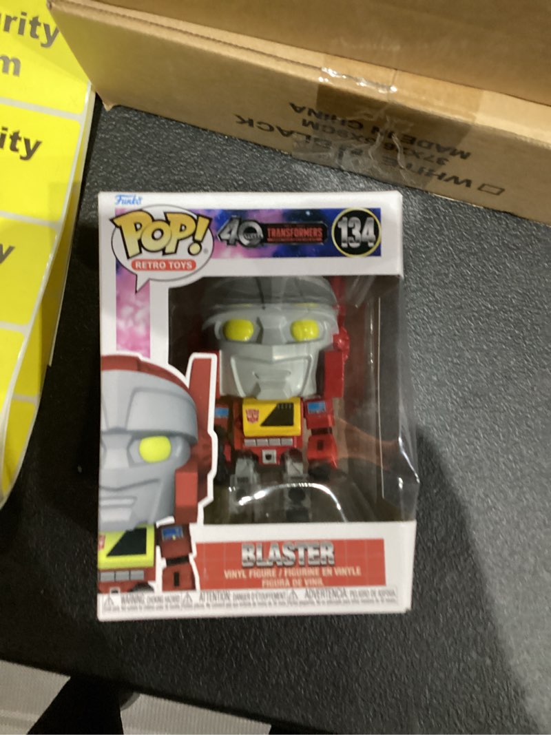 Condition photo showing New/Like New for Funko Pop Retro Toys: Transformers: Generation 1-40th Anniversary, Blaster - Collectable Vinyl Figure - Gift Idea - Official Merchandise - Toys for Kids & Adults - Action/Adventure Fans