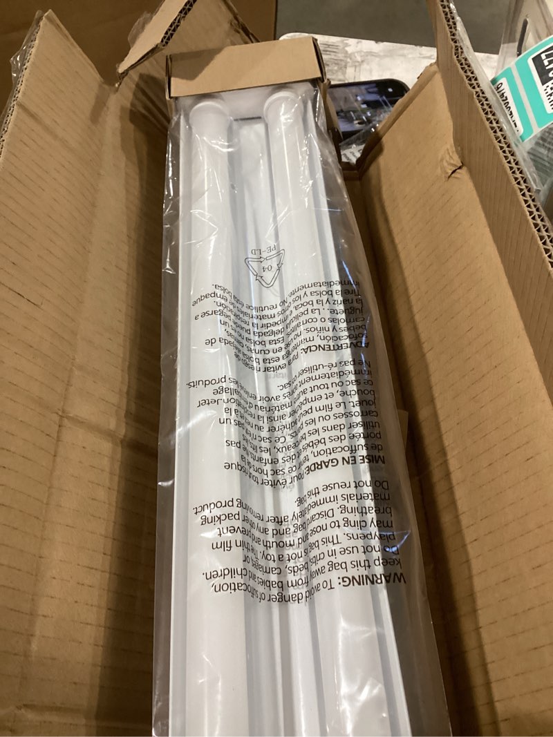 Condition photo showing New/Like New for 4FT Linkable LED Shop Light for Garages, 42W 4800LM 5000K Daylight Led Shop Lights, Ceiling Light with Pull Chain (ON/Off), Linear Worklight Fixture with Plug, 2 Pack