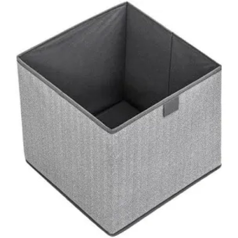 16L Nonwoven Storage Box Drawer Fabric Storage Box Square Lidless Clothes Storage Sundries Organizer