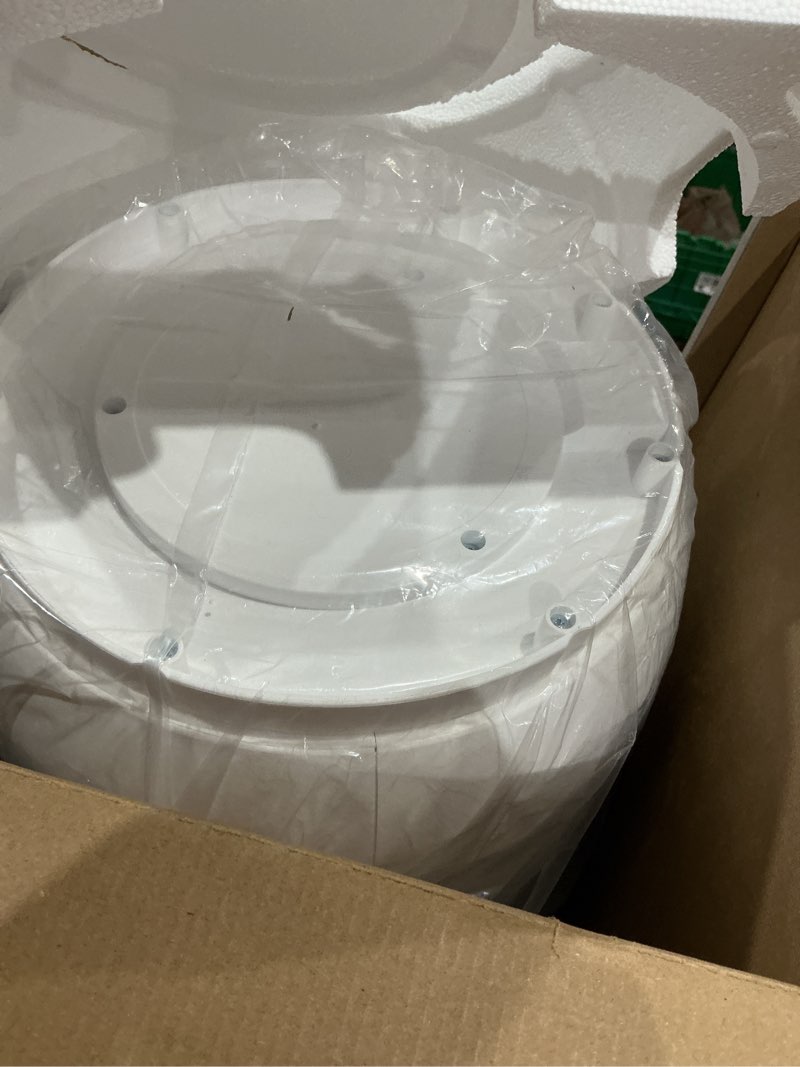 Condition photo showing Good Condition for sameat heated towel warmers for bathroom - large towel warmer bucket, wood handle, auto shut off, fits up to two 40"x70" oversized towels, white