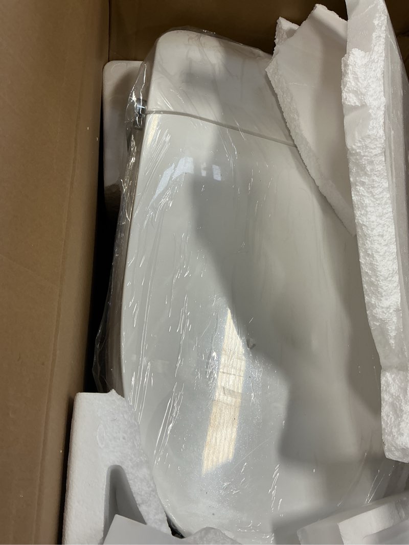 Condition photo showing As Is for Smart Toilet with Bidet Built in, Bidet Toilet with Heated Seat and Night Light, One Piece Toilet for Bathroom, Auto Soft Close, UV-C light, Foam Shield, Full/Half Flush UV-C Light / Foam Shield / Dual Flush