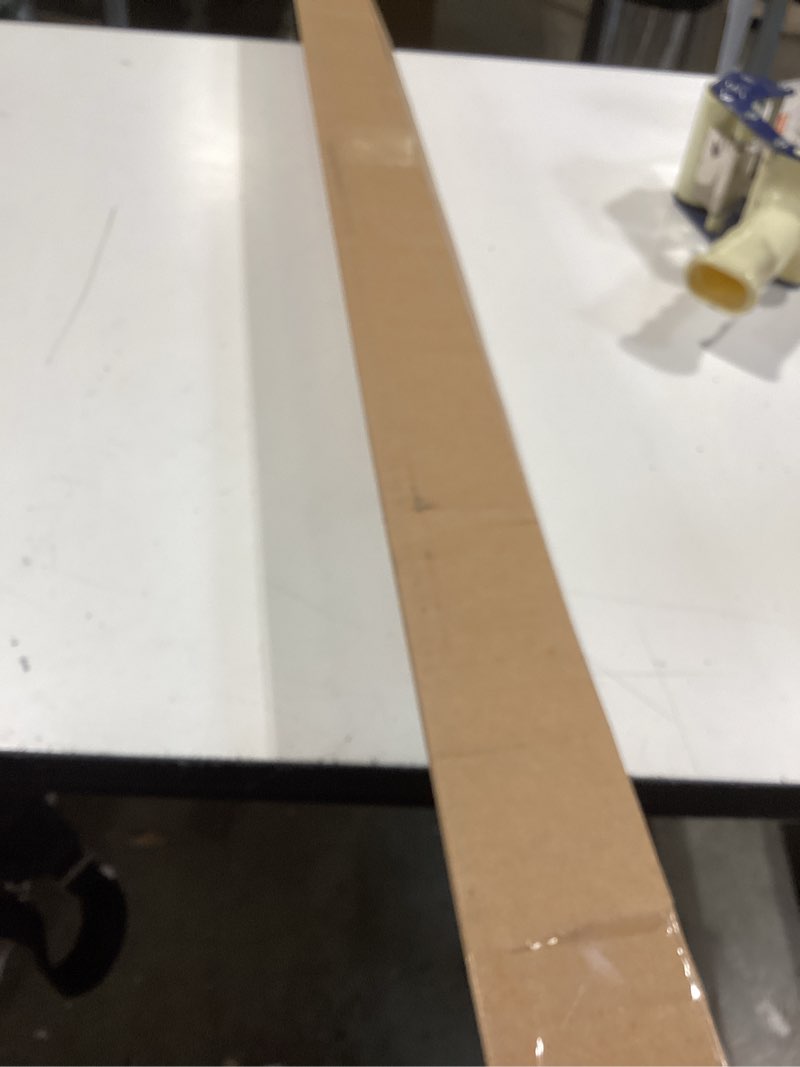 Condition photo showing New/Like New for ivilon tension curtain rod - spring tension rod for windows or shower, 54 to 90 inch. warm gold 54" to 90" warm gold