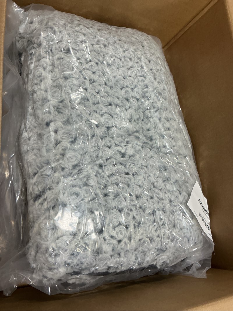 Condition photo showing New/Like New for lafyette. - us based, washable faux fur dog bed, deluxe plush dog crate bed, comfy kennel pad, anti-slip pet sleeping mat, soft cozy mattress for large, medium, small size breed dogs, 41" x 27", grey