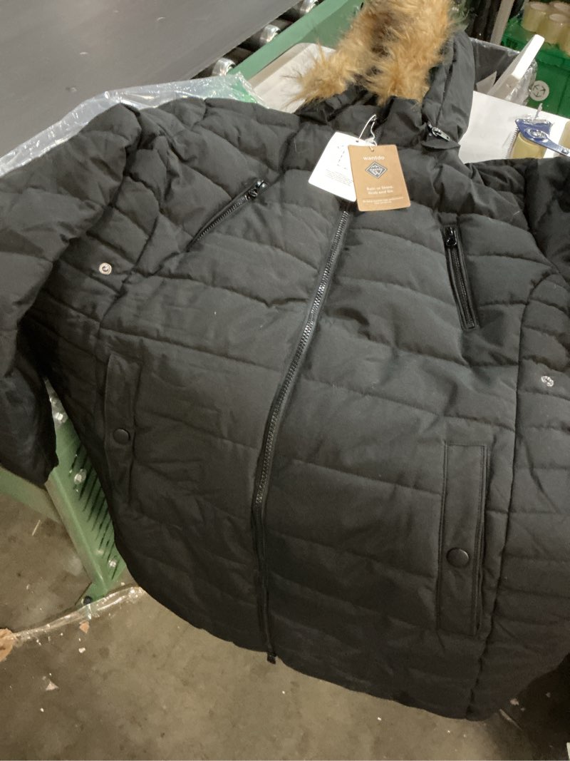 Condition photo showing Good Condition for wantdo Women's Warm Winter Coat Heavy Puffer Jacket Parka with Fur Trimmed Hood X-Large Black