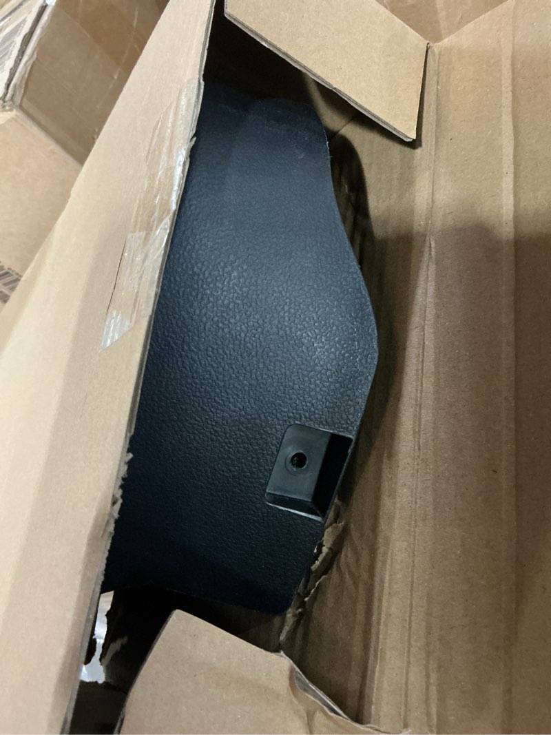 Condition photo showing As Is for driver seat track cover panel compatible with 2022-2026 toyota tundra sequoia without lumbar support left seat recline side cushion shield trim replaces 71812-0c241-c0 71812-0c242-c0 driver side seat without lumbar support