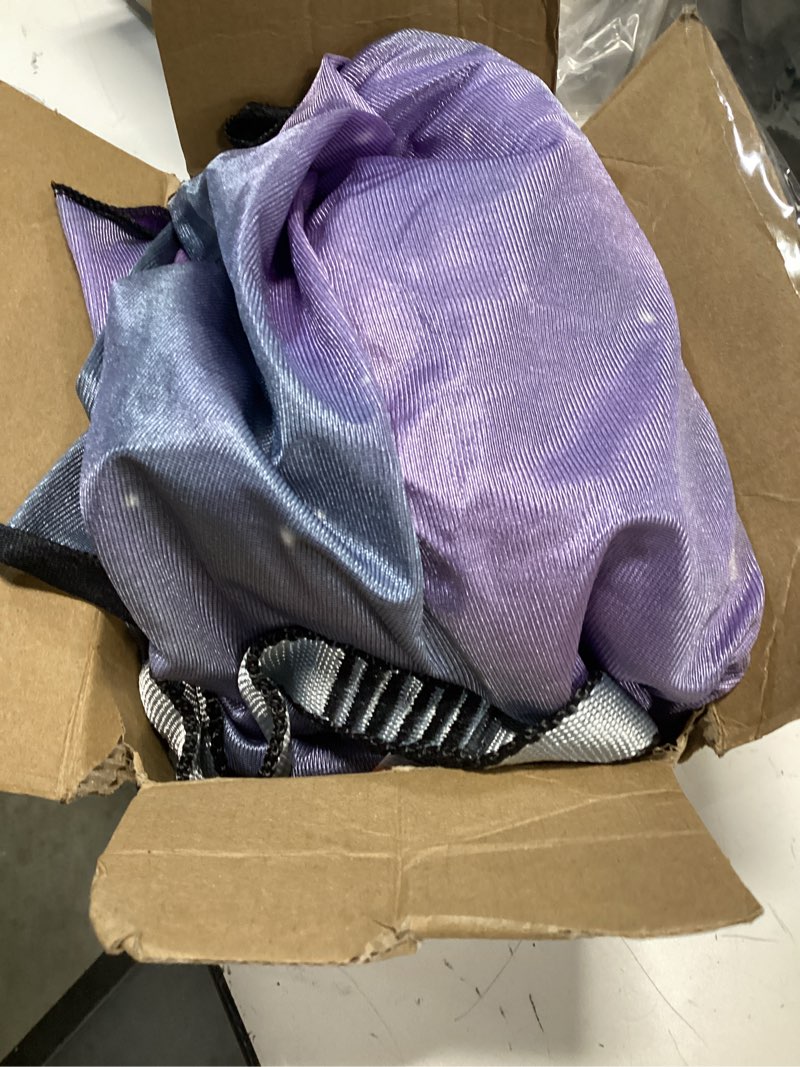 Condition photo showing Good Condition for Sensory Swing for Kids Holds up to 300lbs Indoor & Outdoor Therapy Cuddle Swing with Hammock Hooks Hanger Kit for Calming, Effect for Autism, ADHD or SPD. (Space Purple)