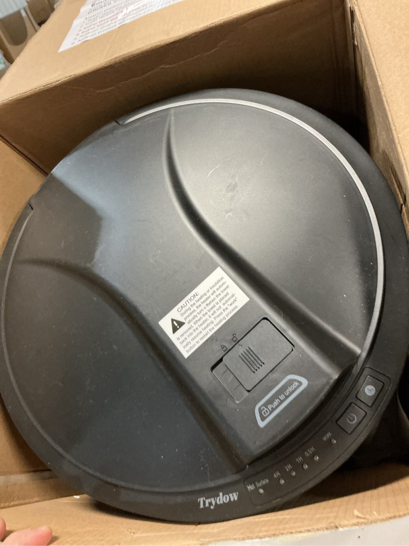 Condition photo showing Good Condition for Ultra Large Capacity Towel Warmer Bucket, Rapid Heating with Timer, One-Button Control, Safety Lock, Perfect for Home and Spa, Black