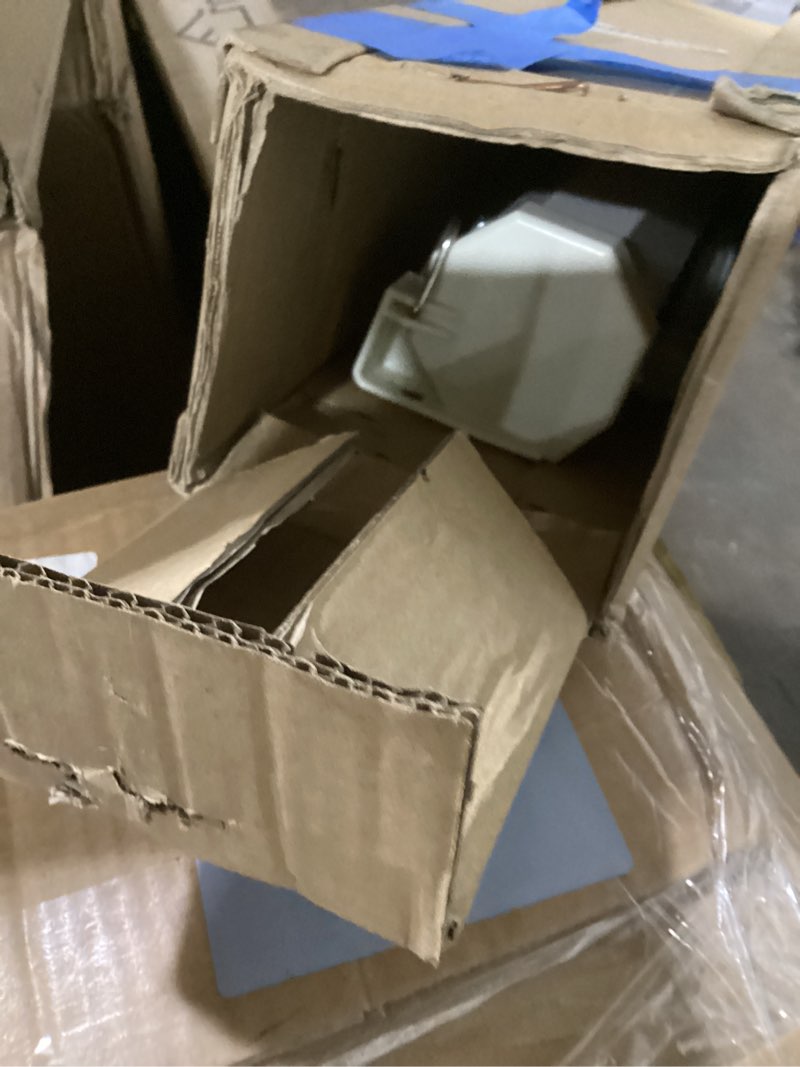 Condition photo showing As Is for Pyle 84" Portable Motorized Matte White Projector Screen - Automatic Projection Display with Wall/Ceiling Mount, Remote and Case - for Home Movie Theater, Slide/Video Showing - PRJELMT86