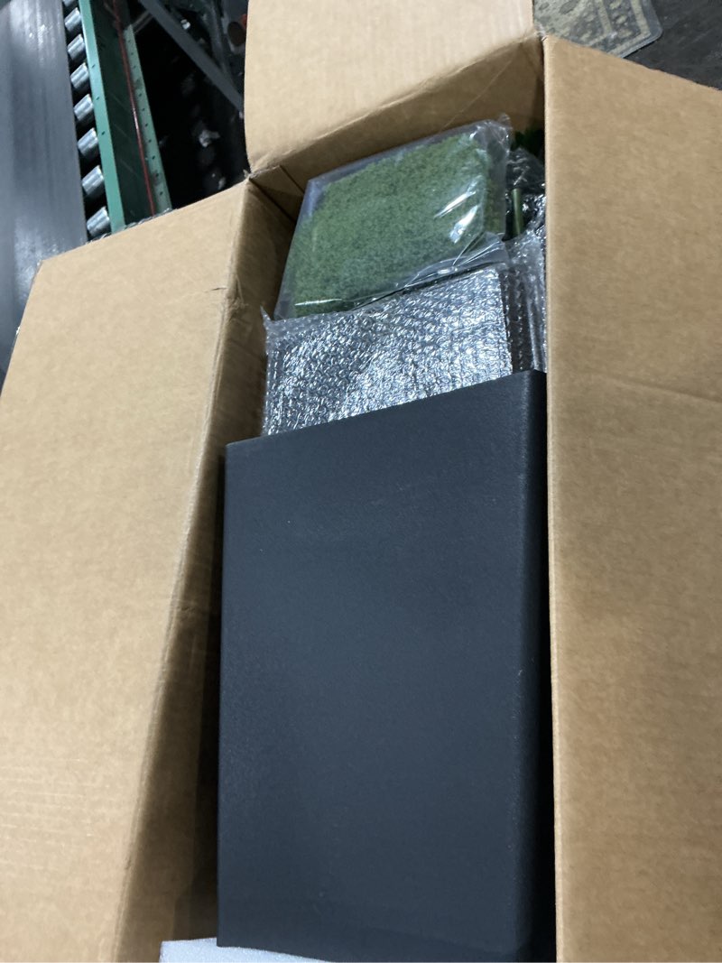 Condition photo showing Good Condition for 6FT Artificial Palm Tree, Tall Faux Palm Tree Indoor with Black Fake Plants Tall, Artificial Plants with Lifelike Leaves for Home Office Decor (Black) Black-6ft