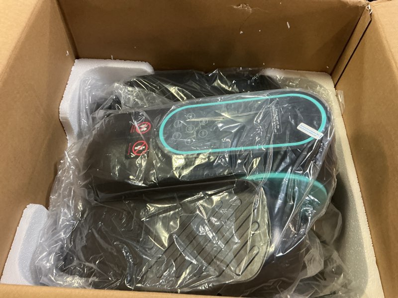 Condition photo showing Good Condition for Under Desk Oval Machine, Morelax Oval Leg Exerciser for Elderly Assembly, Quiet Portable Electric Sit Pedal Exerciser with Resistance Band, Remote Control and 12 Adjustable Speeds Cyan