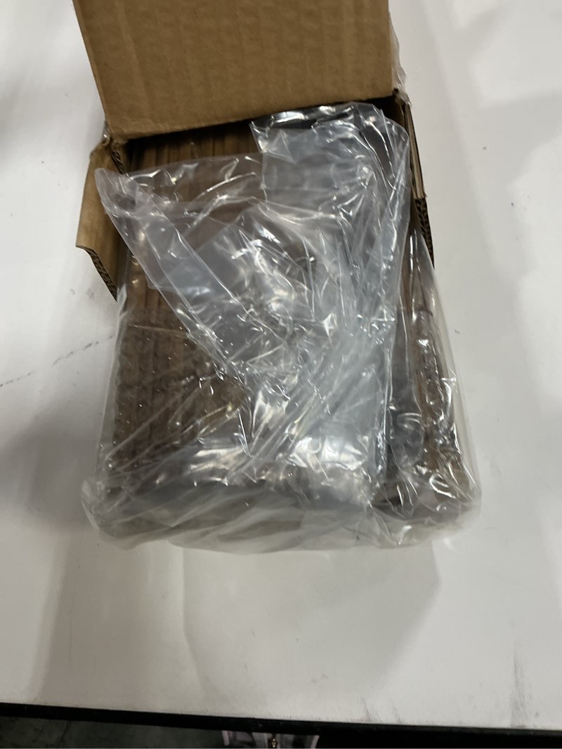 Condition photo showing Good Condition for cordless bamboo roman shades for windows, blinds size (22.5" w ×48" h) colour (highfield teak) ?room darkening?highfield teak 22.5" w × 48" h