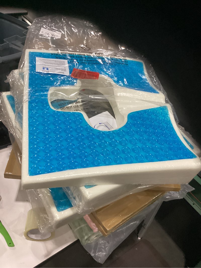 bed sore cushions for butt, t shaped triangular slope design gel memory foam cushions for pressure s