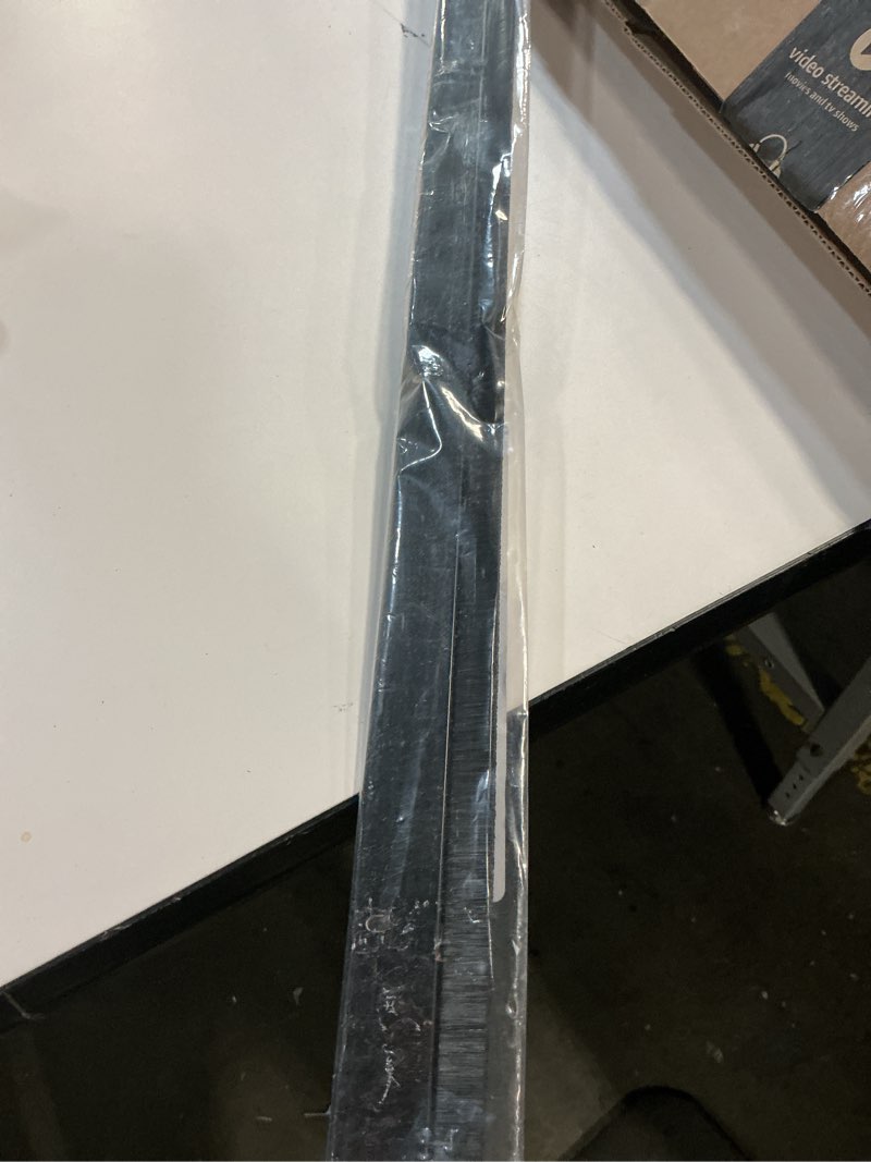 Condition photo showing New/Like New for Randall Manufacturing Co., Inc | Door Sweeps – Aluminum & Brush | Brush Sweeps for Gaps Up to 1” | Black Trim with Black Brush | 3 Feet | Fill Gaps & Keep Unwanted Debris Out