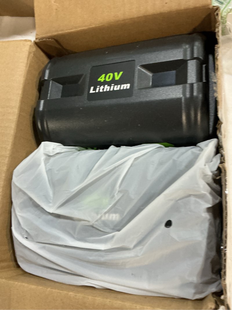Condition photo showing New/Like New for [upgraded] 7500mah replacement for ryobi 40v battery and charger combo lithium ion compatible with ryobi batteries op4026 op40601 op4050a op4040 op4030 op4050 and op401 battery charger 1 pack