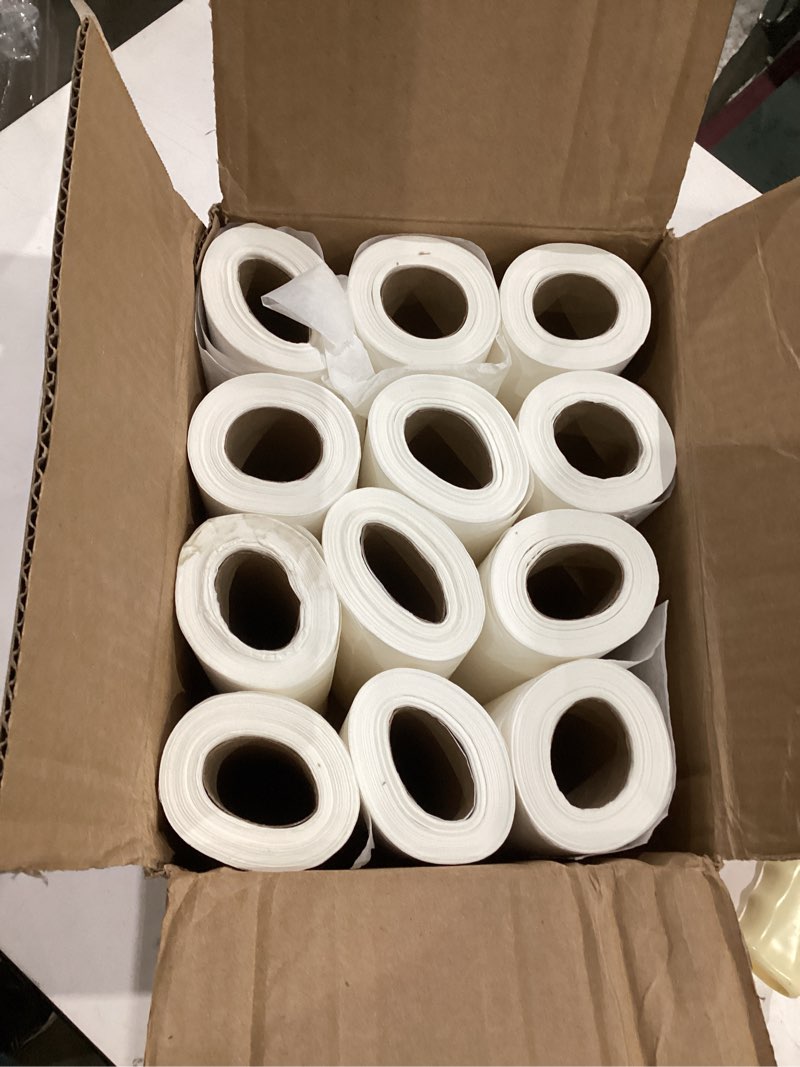 Condition photo showing Good Condition for caring headrest exam table paper, smooth, 8.5" x 225", 12 rolls/case, disposable medical table paper for chiropractors, massage therapists & physical therapy offices, hygienic surface protection