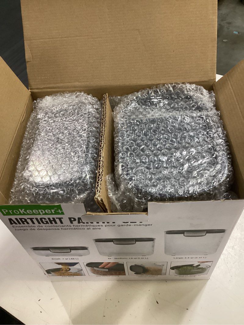 Condition photo showing New/Like New for progressive set of 4 pks+ jars