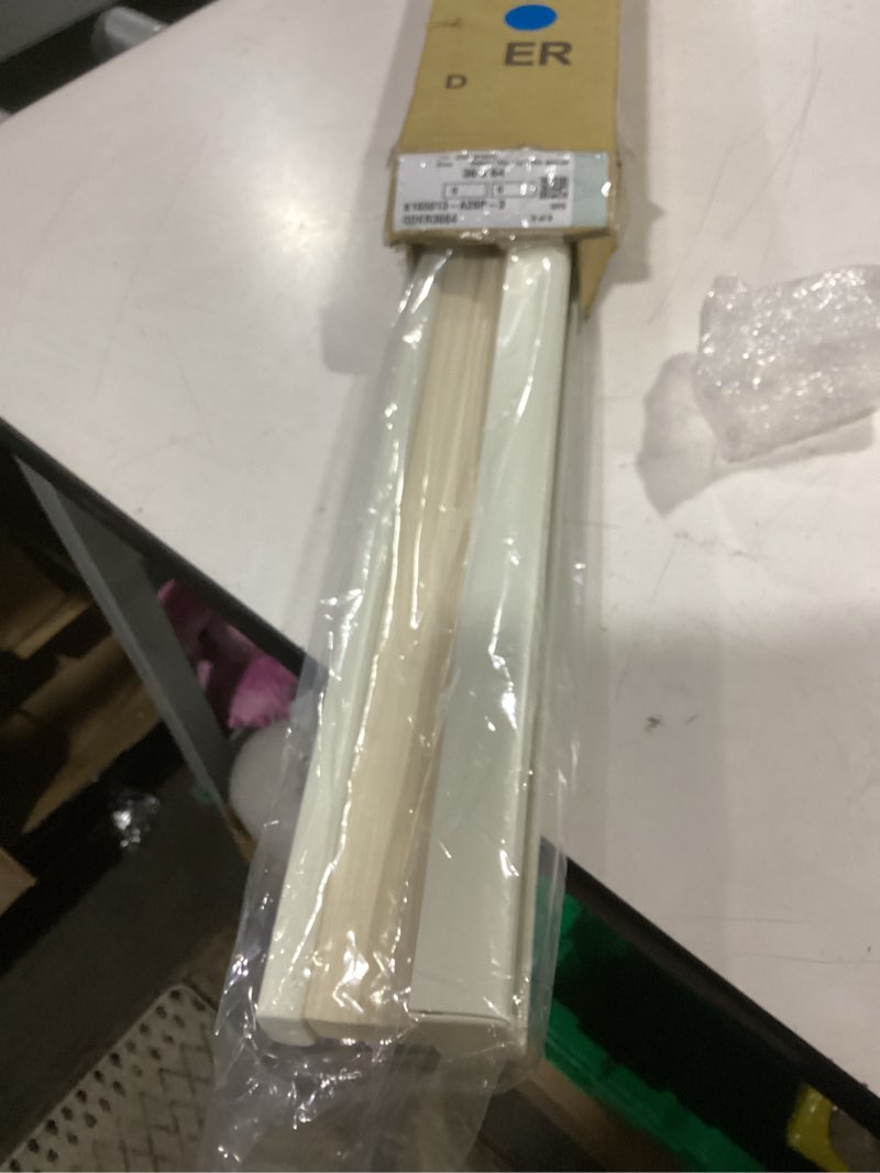 Condition photo showing Good Condition for (similar to) redi shade no tools easy lift trim-at-home cordless pleated light filtering fabric shade white, 36\" w x 64\" l, (fits windows 19\"- 36\") white 36\"w x 64\"h