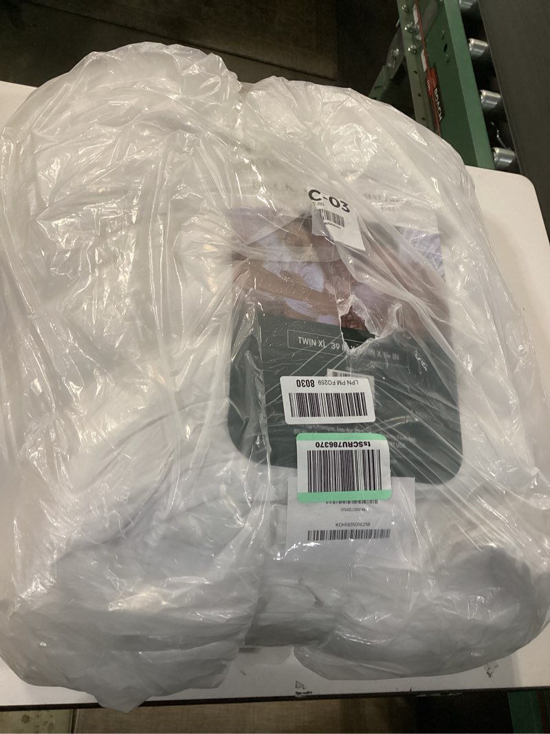 Condition photo showing As Is for Beckham Hotel Collection Twin XL Size Hybrid Mattress Protector & Pad - Extra Padded, Thick, Plush, & Fitted Mattress Topper for Bed - Quilted Pillow Top Mattress Cover