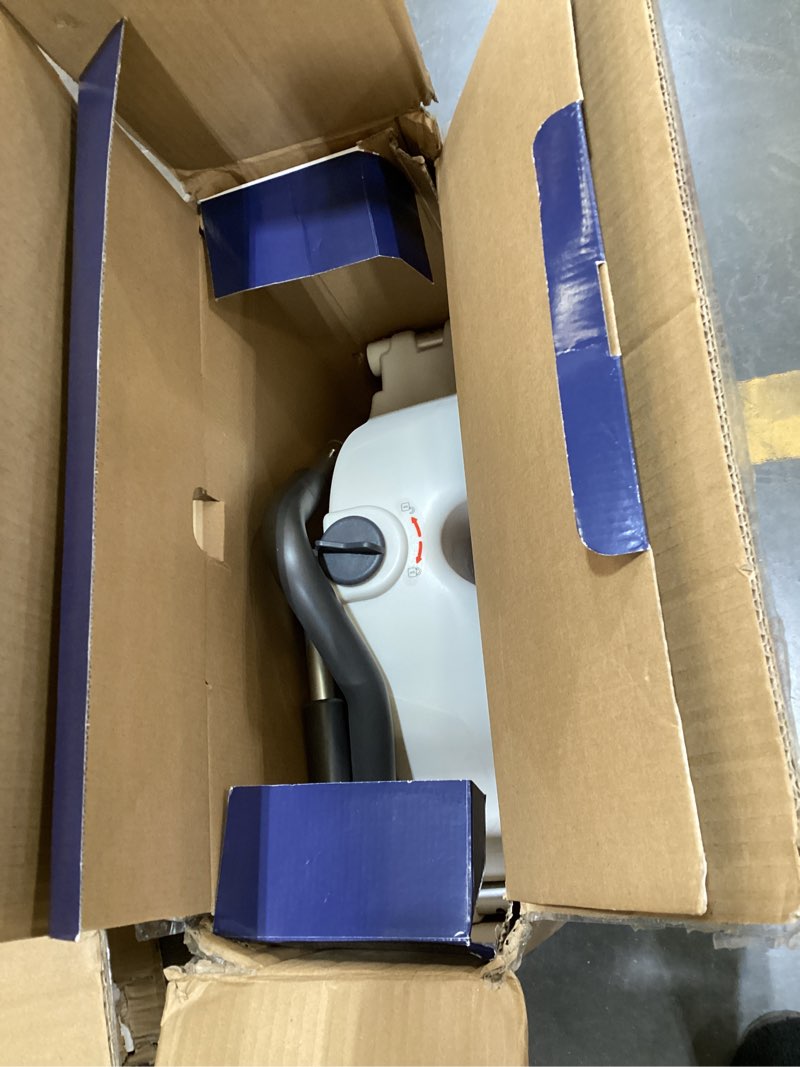 Condition photo showing As Is for Drive Medical 2-in-1 Raised Toilet Seat with Removable Padded Arms - Elevated Bathroom Safety Support - Secure Locking Attachment - Easy Height Assistance - Durable Plastic Construction Standard