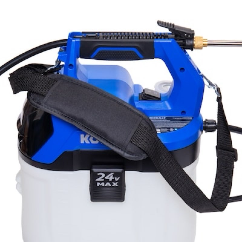 kobalt 2.11-gallon 24-volt battery operated plastic handheld sprayer