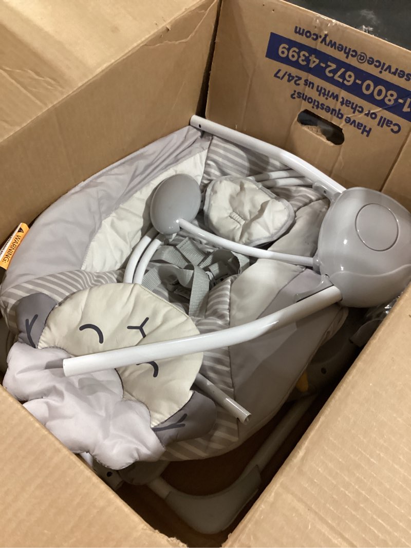 Condition photo showing As Is for Baby Swings for Infants, Portable Baby Swing with 5-Speed, Compact Baby Swings with Music and Timing, Infant Swing for 0-9 Months 6-20 lbs Little Sheep