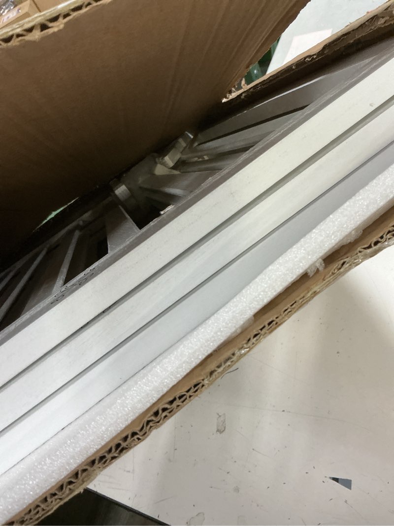 Condition photo showing Good Condition for Dog Gate Wooden Freestanding Pet Gate3 Panel 23.6" Height White Indoor Dog Fences,House Gate for Doorways & Stairs