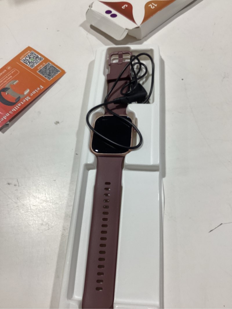 Condition photo showing Good Condition for smart watch for men women answer/make call, 1.85" smartwatch, fitness watch with heart rate blood pressure sleep monitor, 140+sports, ip68waterproof step counter compatible with android ios deeppurple