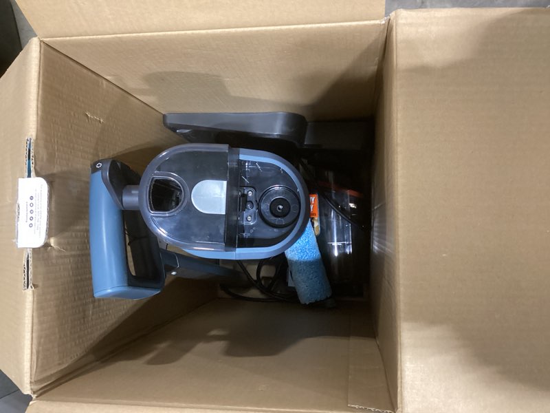 Condition photo showing As Is for Shark HydroVac MessMaster Wet Dry Corded Vacuum Cleaner, 3-in-1 Multi-Surface Vacuum Mop & Self-Cleaning System, Lightweight, Powerful Suction, for Hard Floors & Area Rugs, Navy, WD161