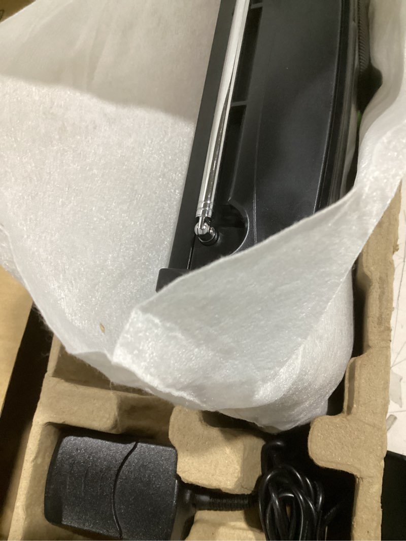 Condition photo showing New/Like New for sangean hdr-16 hd radio/fm-stereo/am portable radio, black 16 hd am/fm