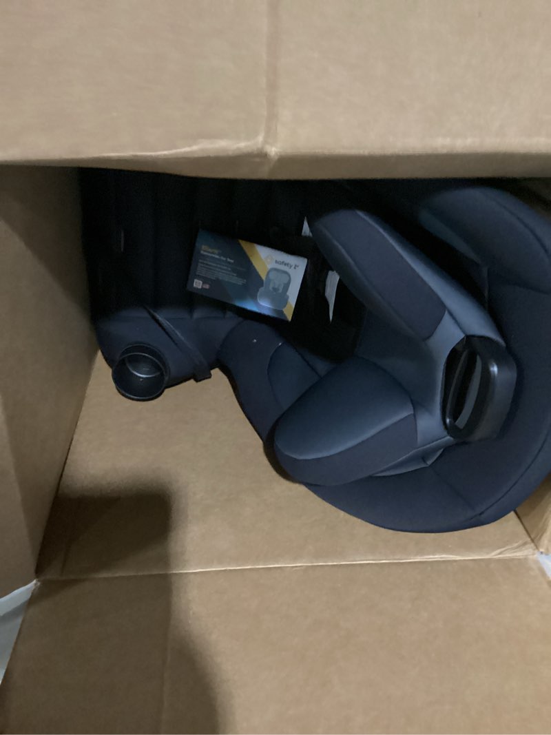 Condition photo showing Good Condition for safety 1st ellaris 3-in-1 convertible car seat, slim fit design, rear & forward-facing, 5-position headrest, 3-across fit, travel-friendly with machine-washable seat pad, smokey haze
